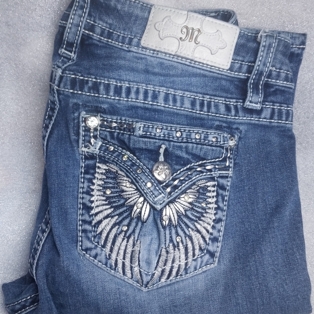 Miss Me Mid-rise Boot Cut Jeans Size 29 Inseam 34